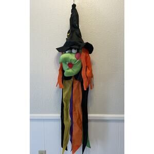 Windsport Windsock Halloween 3D Witch USA Rare 1994 Garden Lawn Flag Decor